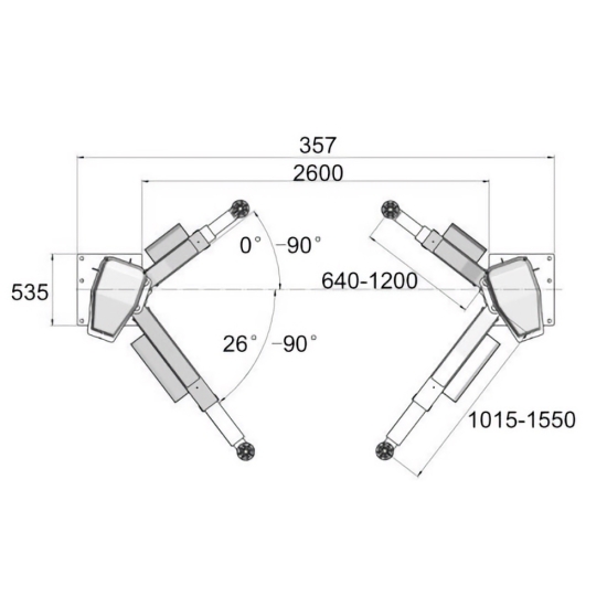 Podnośnik 2-kolumnowy śrubowy Bestlift 240S PRO